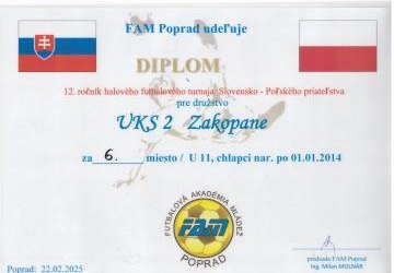 Nasi piłkarze w Popradzie