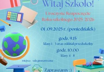 Witaj szkoło!