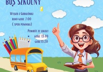 Bus szkolny .... już jutro zabierze naszych  uczniów do szkoły ...