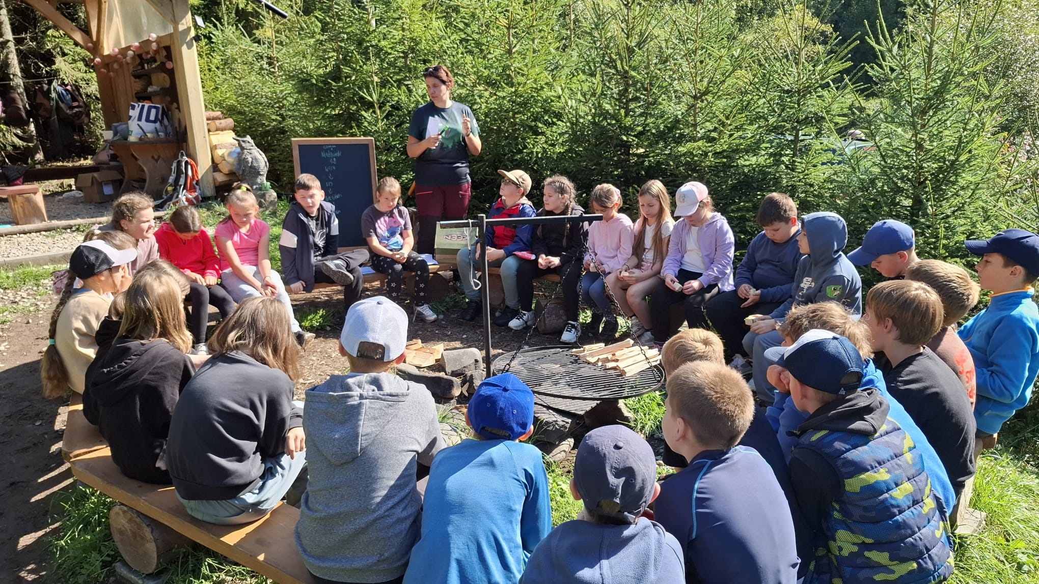 Klasy czwarte w Chacie Przygody