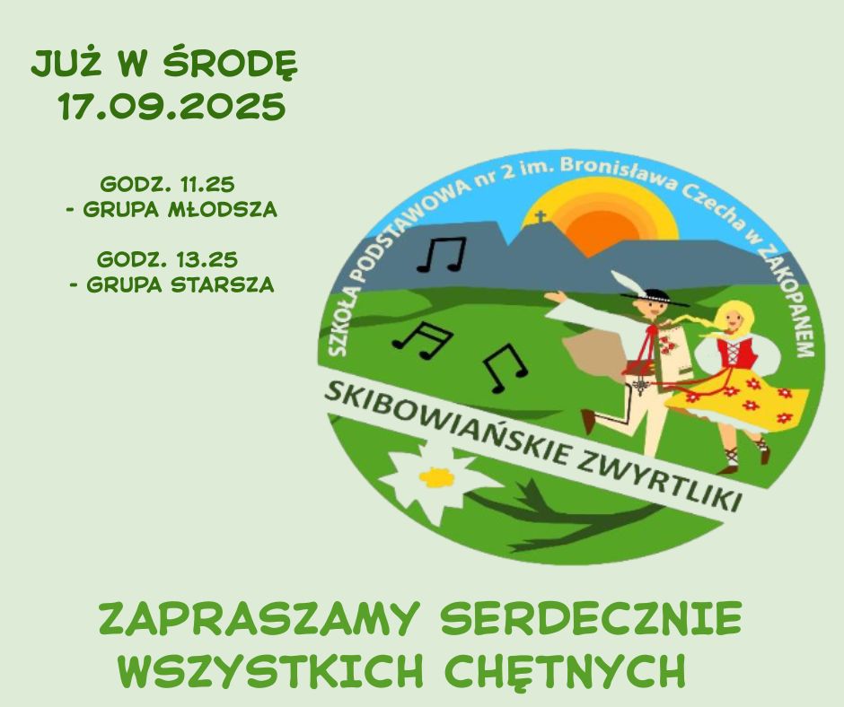 Skibowiańskie Zwyrtliki zapraszają!