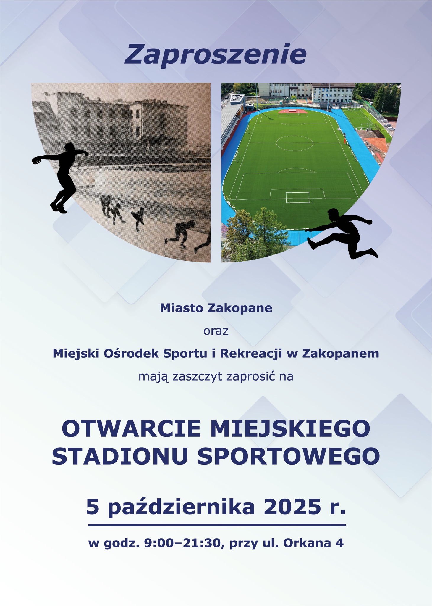 Zaproszenie na otwarcie stadionu miejskiego!