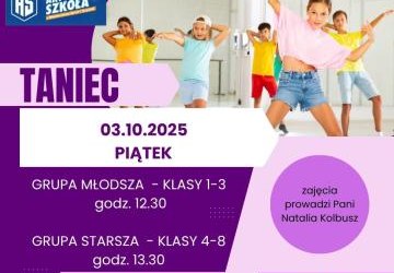 Zajęcia z tańca nowoczesnego