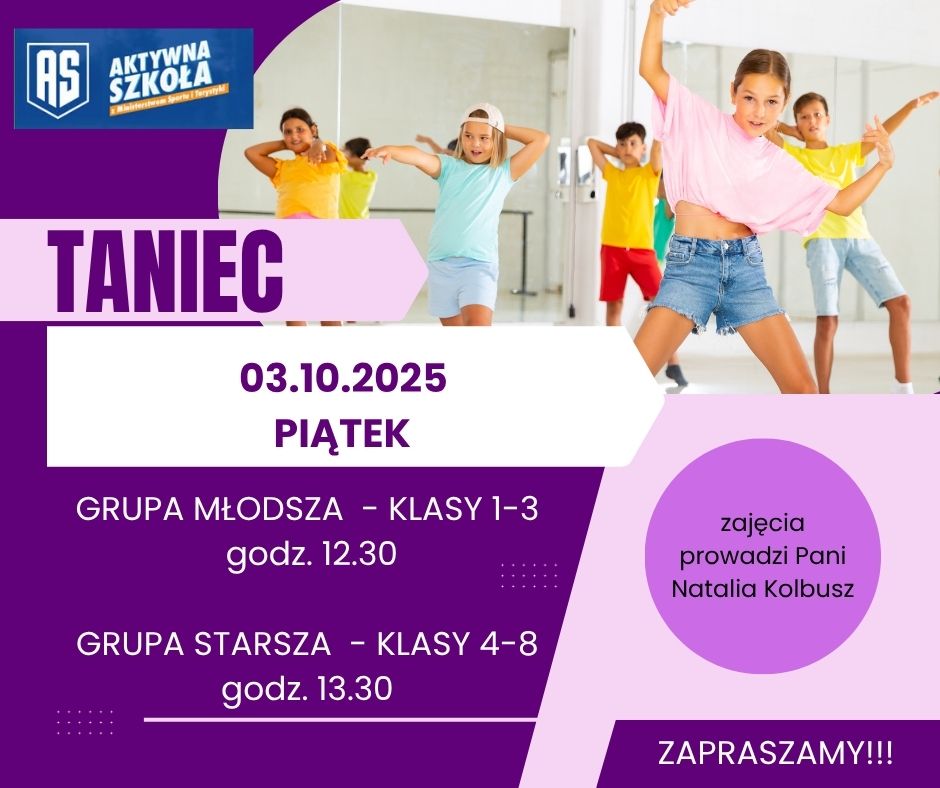 Zajęcia z tańca nowoczesnego