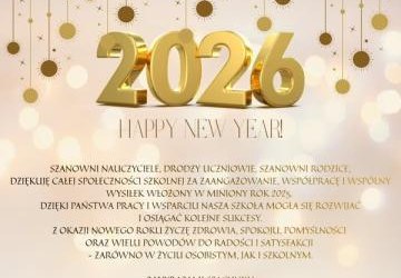 Szczęśliwego Nowego Roku !