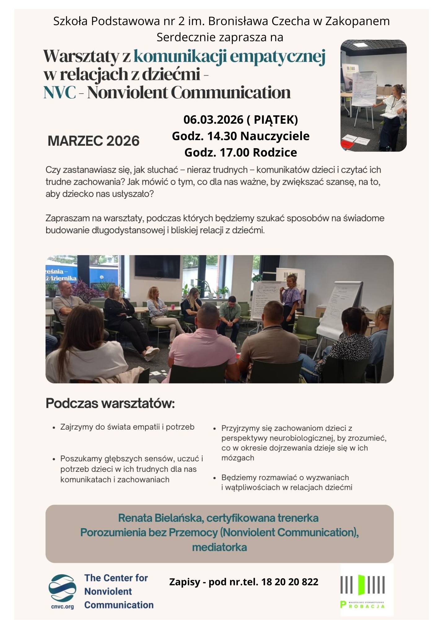 Serdecznie dziękujemy za udział w warsztatach.