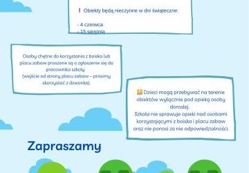Plac zabaw oraz boisko szkolne