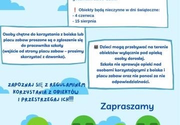 Plac zabaw oraz boisko szkolne