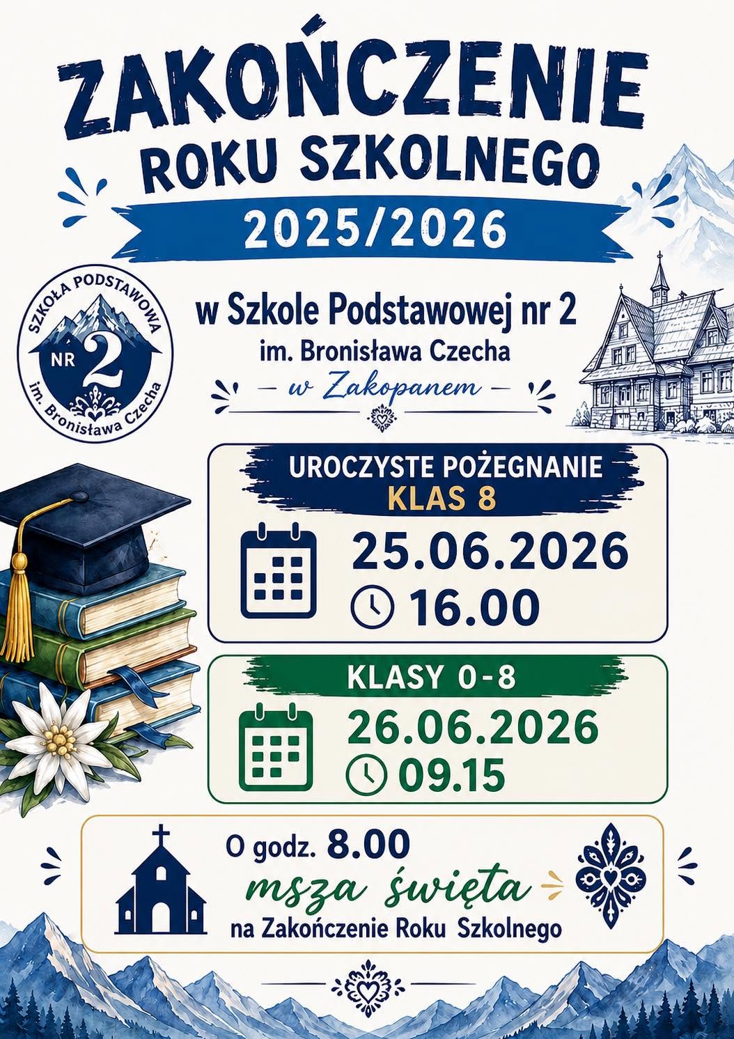 Zakończenie roku szkolnego