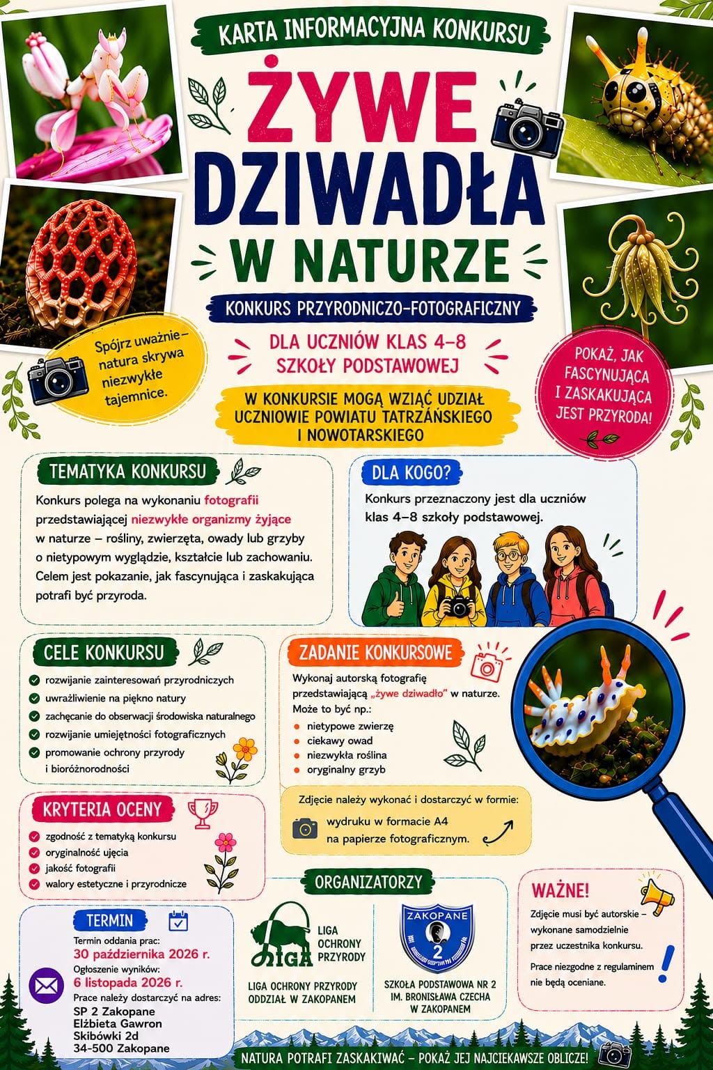 Żywe dziwadła w naturze