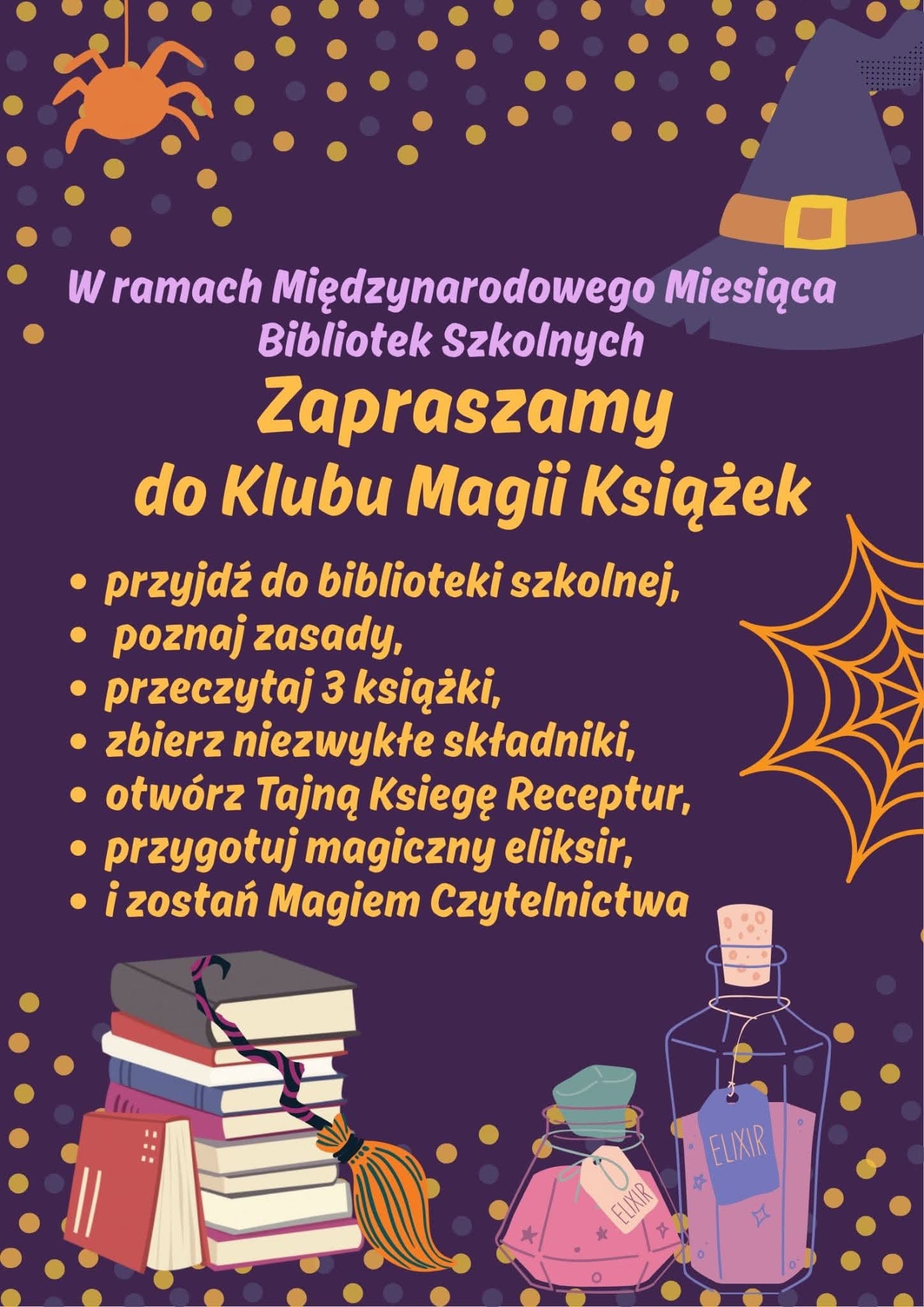 MAGIA KSIĄŻEK ZAWITAŁA DO NASZEJ SZKOŁY!